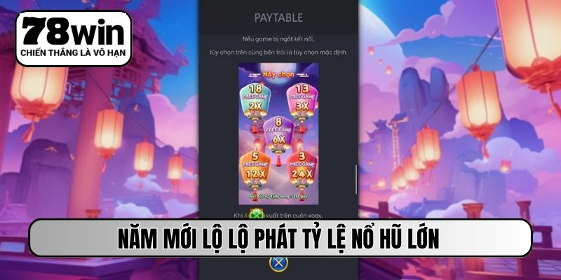 Năm Mới Lộ Lộ Phát tỷ lệ nổ hũ lớn