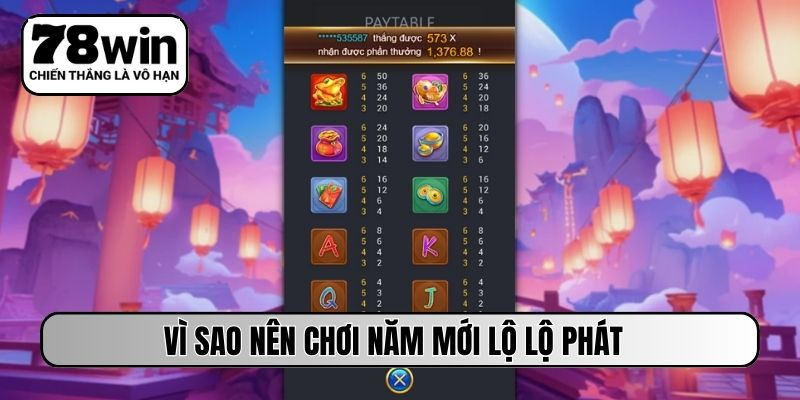 Vì sao nên chơi Năm Mới Lộ Lộ Phát 